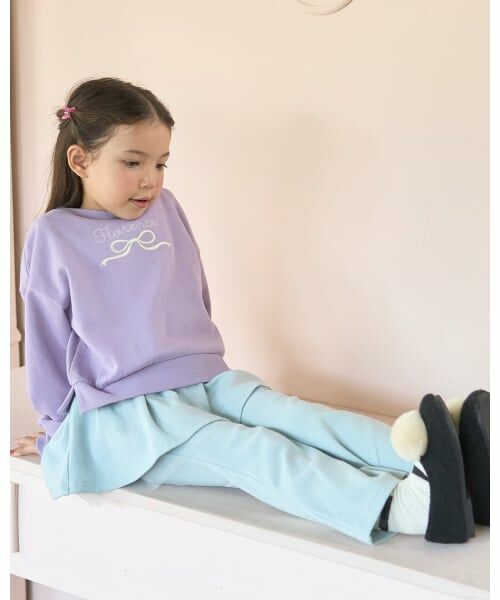 Lycee mine / リセマイン スウェット | 【毛玉バイバイ裏毛】リボン刺しゅうスウェット | 詳細30