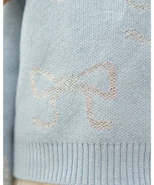 Lycee mine / リセマイン ニット・セーター | 短丈ラメリボンセーター | 詳細14