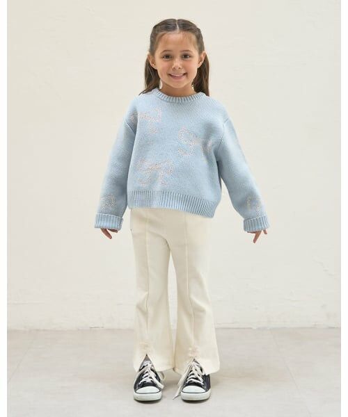 Lycee mine / リセマイン ニット・セーター | 短丈ラメリボンセーター | 詳細15