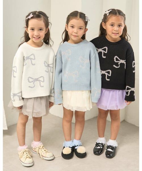 Lycee mine / リセマイン ニット・セーター | 短丈ラメリボンセーター | 詳細20