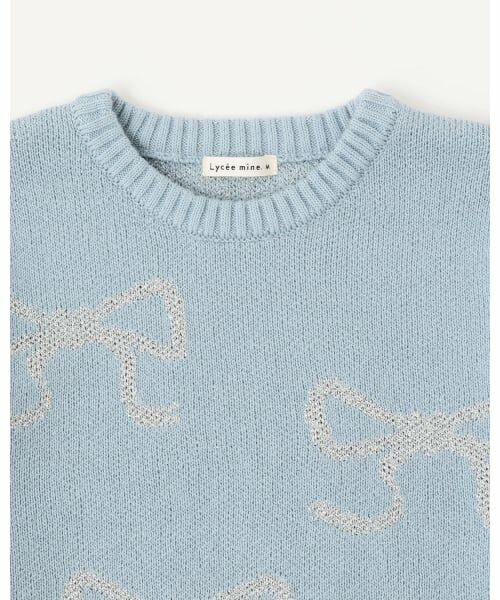 Lycee mine / リセマイン ニット・セーター | 短丈ラメリボンセーター | 詳細5