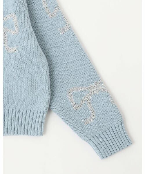 Lycee mine / リセマイン ニット・セーター | 短丈ラメリボンセーター | 詳細6