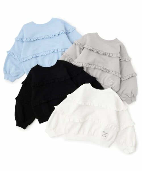 Lycee mine / リセマイン スウェット | 【毛玉バイバイ裏起毛】【どちらが前でもOK】フリルフリルスウェット | 詳細12