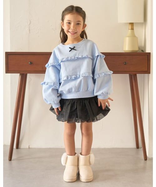 Lycee mine / リセマイン スウェット | 【毛玉バイバイ裏起毛】【どちらが前でもOK】フリルフリルスウェット | 詳細22