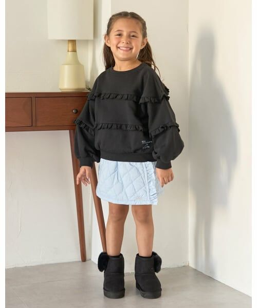 Lycee mine / リセマイン スウェット | 【毛玉バイバイ裏起毛】【どちらが前でもOK】フリルフリルスウェット | 詳細23