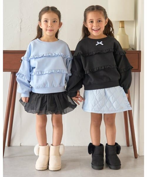 Lycee mine / リセマイン スウェット | 【毛玉バイバイ裏起毛】【どちらが前でもOK】フリルフリルスウェット | 詳細27