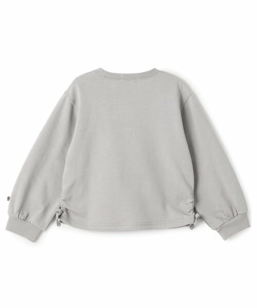 Lycee mine / リセマイン スウェット | 【毛玉バイバイ裏毛】サイドギャザーロゴスウェット | 詳細13