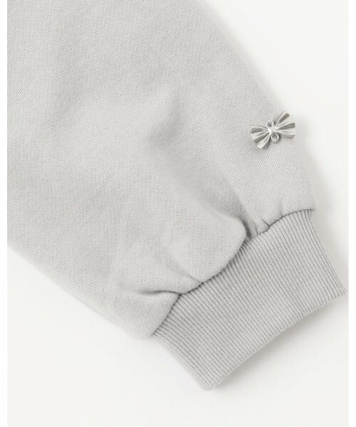 Lycee mine / リセマイン スウェット | 【毛玉バイバイ裏毛】サイドギャザーロゴスウェット | 詳細15