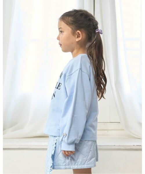 Lycee mine / リセマイン スウェット | 【毛玉バイバイ裏毛】サイドギャザーロゴスウェット | 詳細2