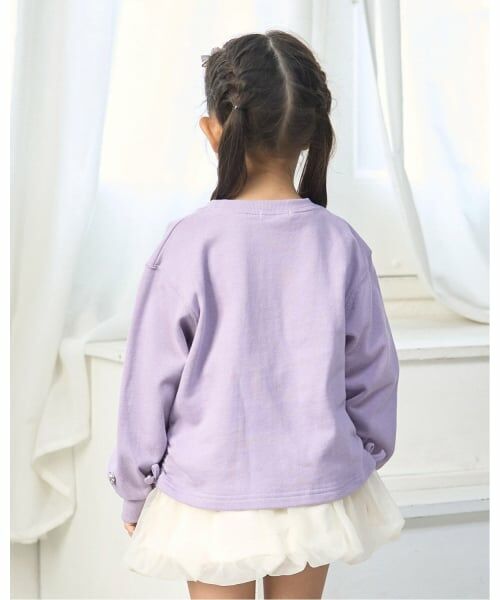Lycee mine / リセマイン スウェット | 【毛玉バイバイ裏毛】サイドギャザーロゴスウェット | 詳細4