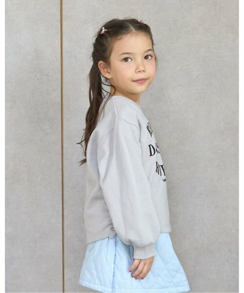 Lycee mine / リセマイン スウェット | 【毛玉バイバイ裏毛】サイドギャザーロゴスウェット | 詳細6