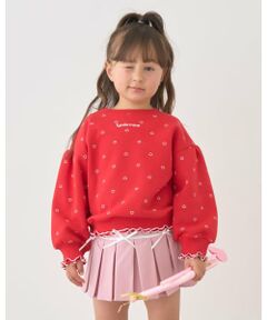 Lycee mine / リセマイン スウェット | 【Lycee mine バレエシリーズ】【裏起毛】フリルリブアソート総柄スウェット