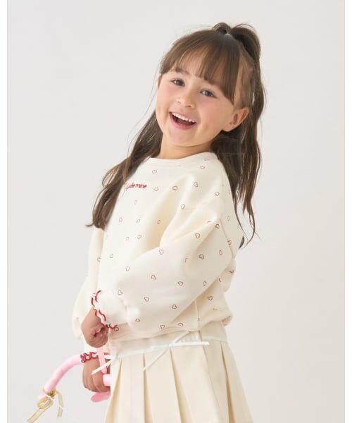 Lycee mine / リセマイン スウェット | 【Lycee mine バレエシリーズ】【裏起毛】フリルリブアソート総柄スウェット | 詳細15