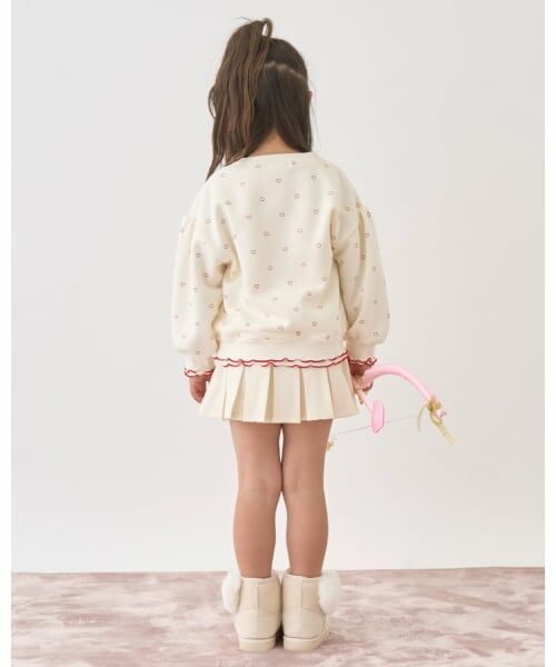Lycee mine / リセマイン スウェット | 【Lycee mine バレエシリーズ】【裏起毛】フリルリブアソート総柄スウェット | 詳細16