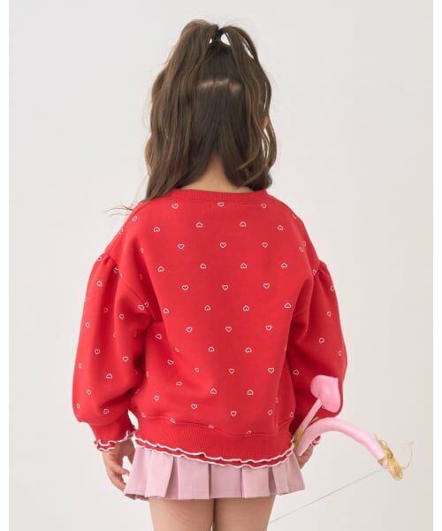 Lycee mine / リセマイン スウェット | 【Lycee mine バレエシリーズ】【裏起毛】フリルリブアソート総柄スウェット | 詳細19