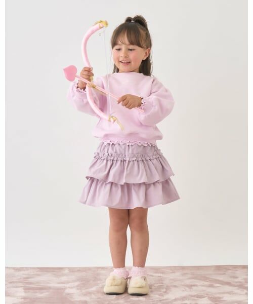 Lycee mine / リセマイン スウェット | 【Lycee mine バレエシリーズ】【裏起毛】フリルリブアソート総柄スウェット | 詳細20