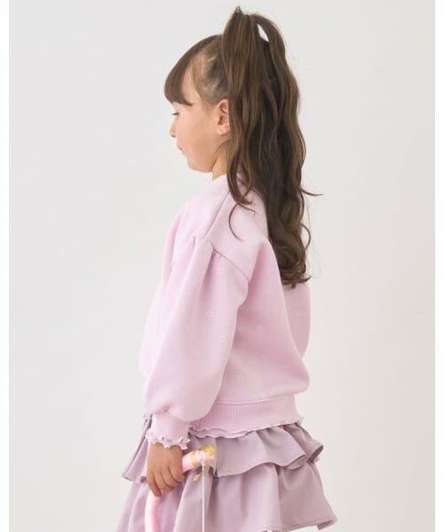 Lycee mine / リセマイン スウェット | 【Lycee mine バレエシリーズ】【裏起毛】フリルリブアソート総柄スウェット | 詳細21