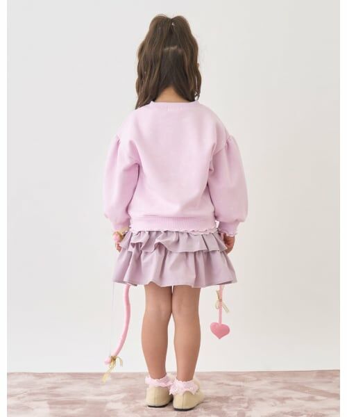 Lycee mine / リセマイン スウェット | 【Lycee mine バレエシリーズ】【裏起毛】フリルリブアソート総柄スウェット | 詳細22