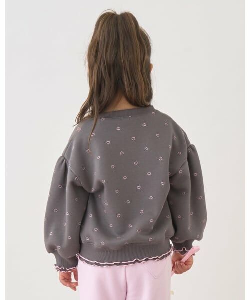 Lycee mine / リセマイン スウェット | 【Lycee mine バレエシリーズ】【裏起毛】フリルリブアソート総柄スウェット | 詳細25