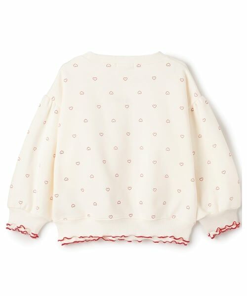 Lycee mine / リセマイン スウェット | 【Lycee mine バレエシリーズ】【裏起毛】フリルリブアソート総柄スウェット | 詳細5