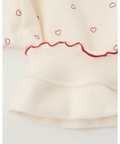 Lycee mine / リセマイン スウェット | 【Lycee mine バレエシリーズ】【裏起毛】フリルリブアソート総柄スウェット | 詳細8