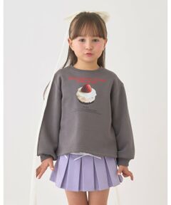 Lycee mine / リセマイン スウェット | 【Lycee mine バレエシリーズ】【裏起毛】ケーキ転写プリントスウェット