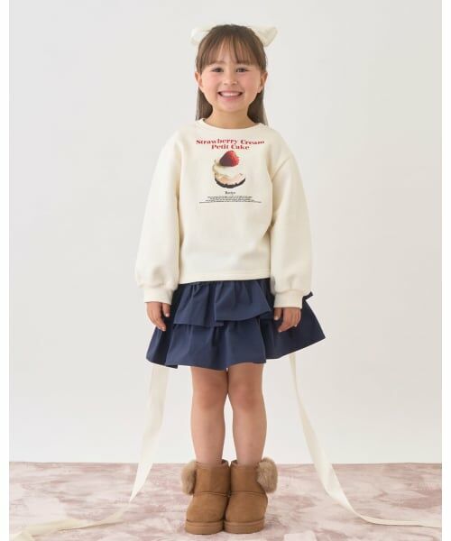 Lycee mine / リセマイン スウェット | 【Lycee mine バレエシリーズ】【裏起毛】ケーキ転写プリントスウェット | 詳細12
