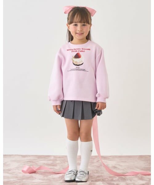 Lycee mine / リセマイン スウェット | 【Lycee mine バレエシリーズ】【裏起毛】ケーキ転写プリントスウェット | 詳細15