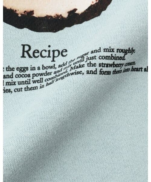 Lycee mine / リセマイン スウェット | 【Lycee mine バレエシリーズ】【裏起毛】ケーキ転写プリントスウェット | 詳細9