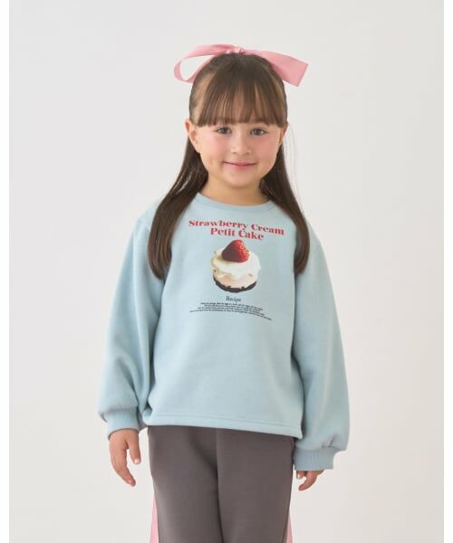 Lycee mine / リセマイン スウェット | 【Lycee mine バレエシリーズ】【裏起毛】ケーキ転写プリントスウェット（ミント）