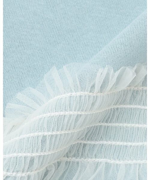 Lycee mine / リセマイン スウェット | 【Lycee mine バレエシリーズ】【裏起毛】リボン付きチュールドッキングスウェット | 詳細11