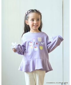 Lycee mine / リセマイン スウェット | 【スタジオハヌル×サンリオキャラクターズ】ペプラムシルエットプリントスウェット