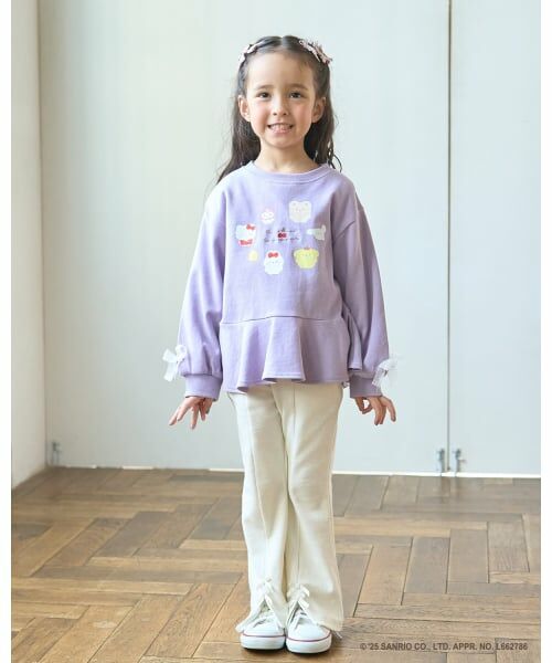 Lycee mine / リセマイン スウェット | 【スタジオハヌル×サンリオキャラクターズ】ペプラムシルエットプリントスウェット | 詳細14
