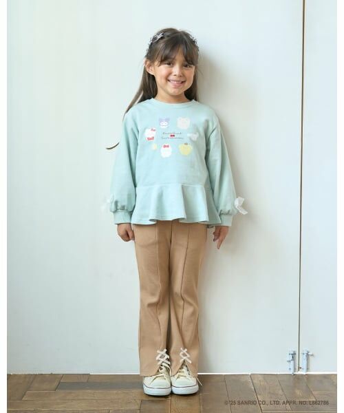 Lycee mine / リセマイン スウェット | 【スタジオハヌル×サンリオキャラクターズ】ペプラムシルエットプリントスウェット | 詳細22