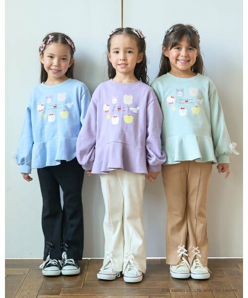 Lycee mine / リセマイン スウェット | 【スタジオハヌル×サンリオキャラクターズ】ペプラムシルエットプリントスウェット | 詳細23