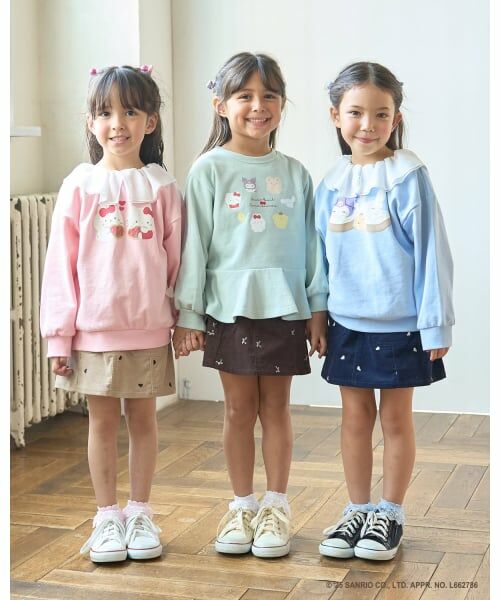 Lycee mine / リセマイン スウェット | 【スタジオハヌル×サンリオキャラクターズ】ペプラムシルエットプリントスウェット | 詳細24