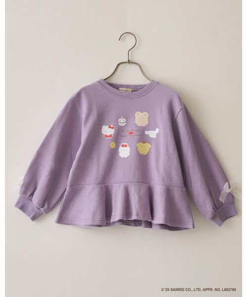 Lycee mine / リセマイン スウェット | 【スタジオハヌル×サンリオキャラクターズ】ペプラムシルエットプリントスウェット | 詳細3
