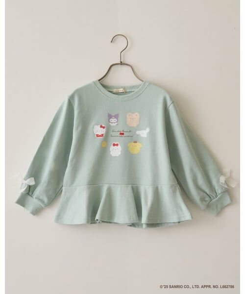 Lycee mine / リセマイン スウェット | 【スタジオハヌル×サンリオキャラクターズ】ペプラムシルエットプリントスウェット | 詳細4