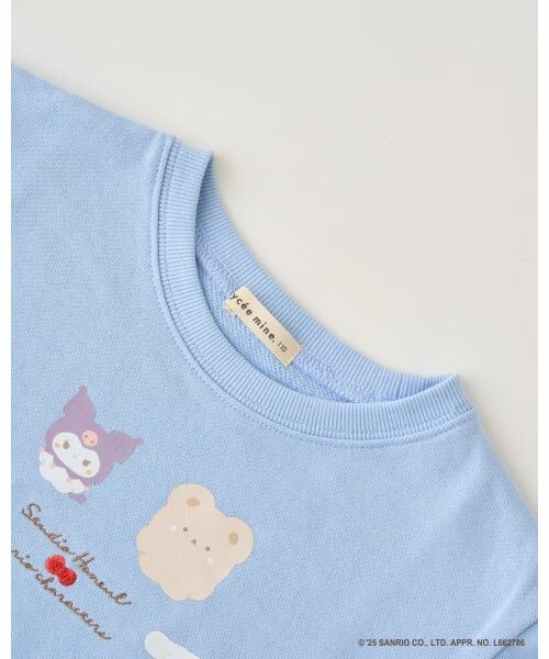 Lycee mine / リセマイン スウェット | 【スタジオハヌル×サンリオキャラクターズ】ペプラムシルエットプリントスウェット | 詳細7