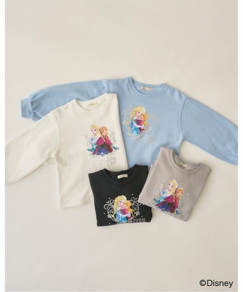 Lycee mine / リセマイン スウェット | 【Frozen】【毛玉バイバイ裏起毛】キラキララメ＆転写アソートプリントスウェット | 詳細1