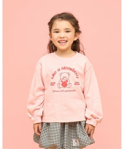 Lycee mine / リセマイン スウェット | 【毛玉バイバイ裏毛】アソートプリントスウェット（ピンク）