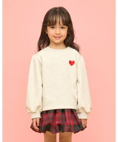 Lycee mine / リセマイン スウェット | 【速乾裏毛】ワンポイント刺繍スウェット