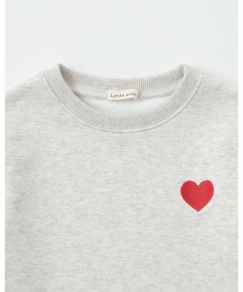 Lycee mine / リセマイン スウェット | 【速乾裏毛】ワンポイント刺繍スウェット | 詳細7