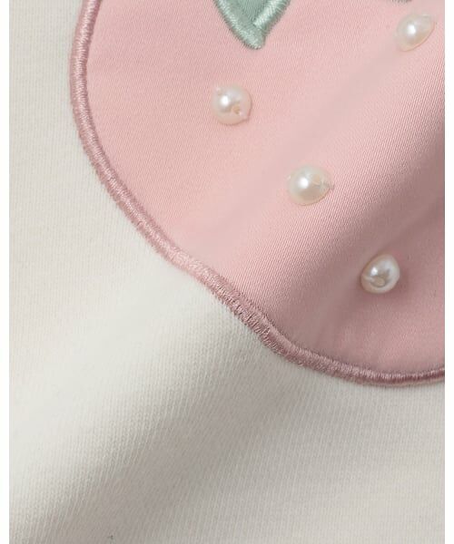 Lycee mine / リセマイン スウェット | 【速乾裏毛】いちごアップリケスウェット | 詳細14