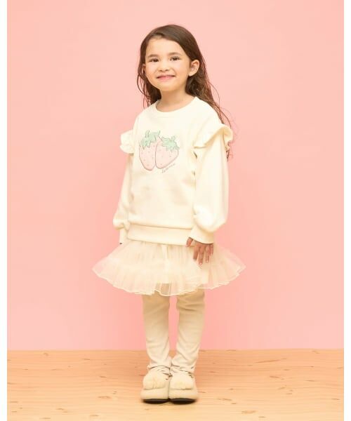 Lycee mine / リセマイン スウェット | 【速乾裏毛】いちごアップリケスウェット | 詳細17