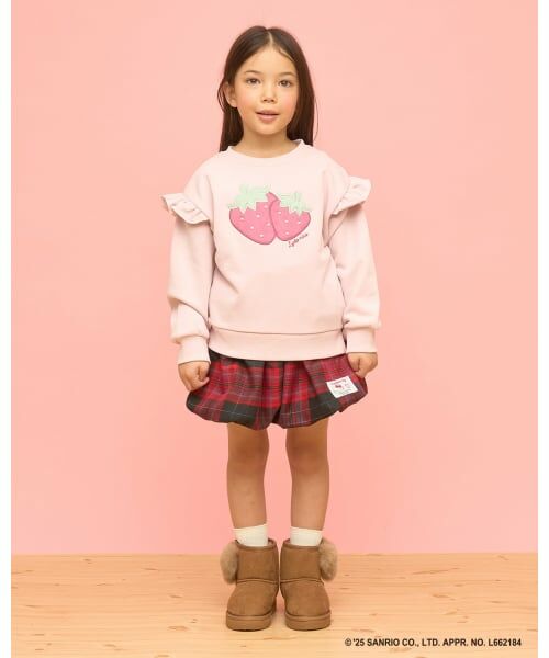 Lycee mine / リセマイン スウェット | 【速乾裏毛】いちごアップリケスウェット | 詳細19