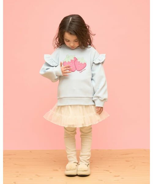 Lycee mine / リセマイン スウェット | 【速乾裏毛】いちごアップリケスウェット | 詳細21