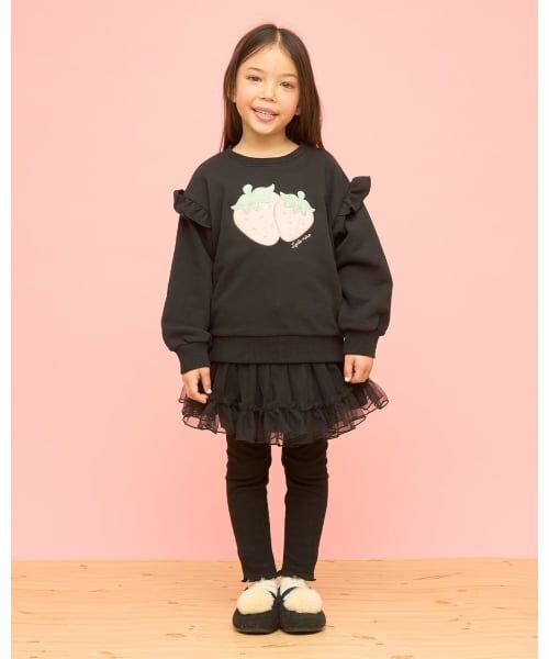 Lycee mine / リセマイン スウェット | 【速乾裏毛】いちごアップリケスウェット | 詳細24