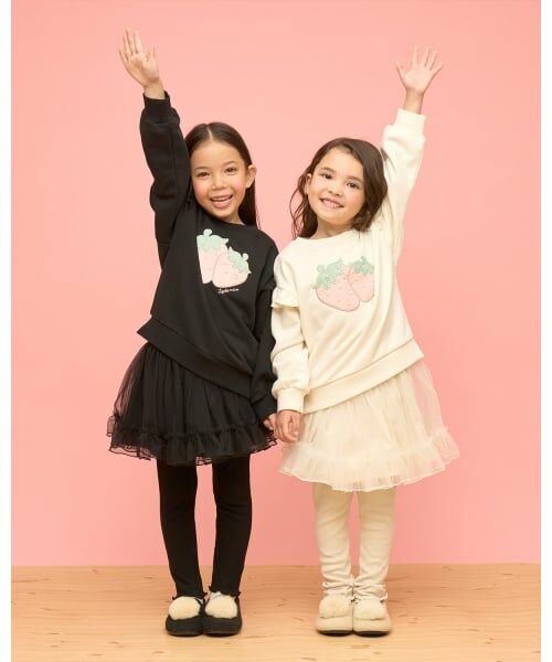 Lycee mine / リセマイン スウェット | 【速乾裏毛】いちごアップリケスウェット | 詳細28