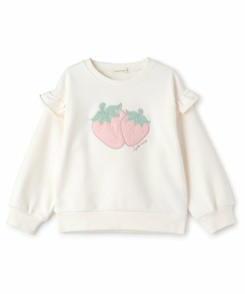 Lycee mine / リセマイン スウェット | 【速乾裏毛】いちごアップリケスウェット | 詳細4